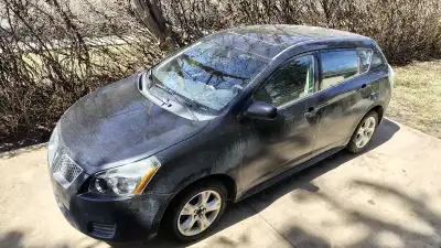 2010 Pontiac Vibe, automatic, ac, power windows and doors, sunroof. 309,000 kms. The good It runs gr...
