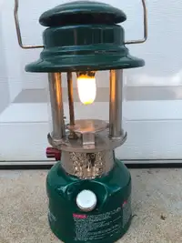 Coleman camping lantern