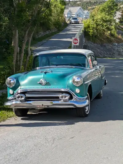 1954 Olds 88. Car is all original V8 automatic power steering power brake. Runs excellent very depen...