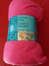Pink Polar Fleece Blanket