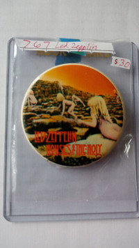 Vintage button led zepplin houses of the holy hecho en mexico