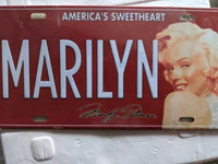 NEW Marilyn Monroe License Plate