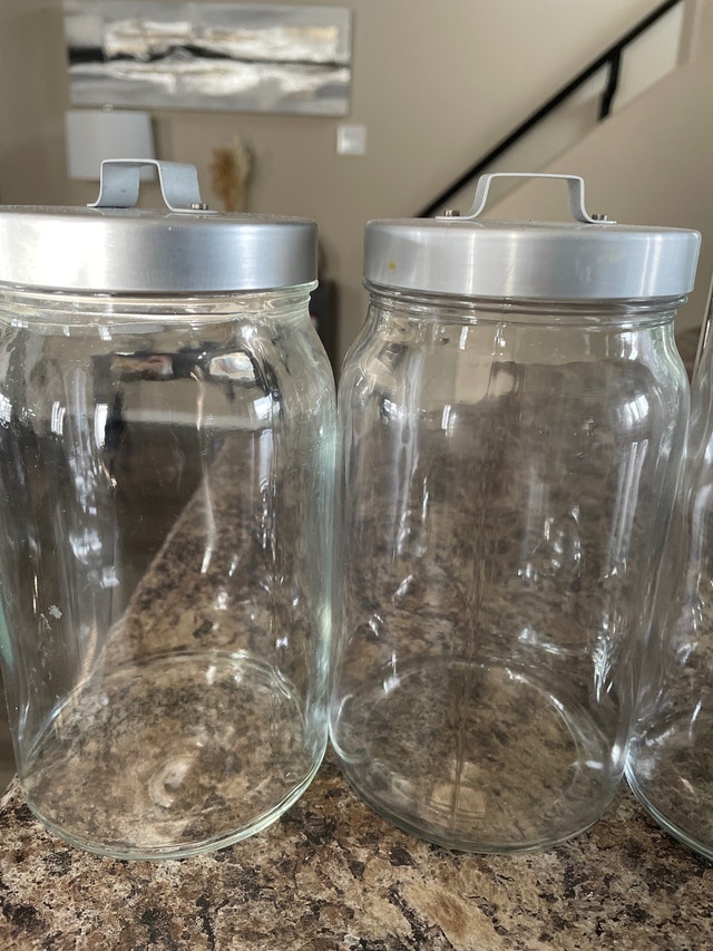 IKEA Storage Jars Set of 4 Free Stuff Saskatoon Kijiji