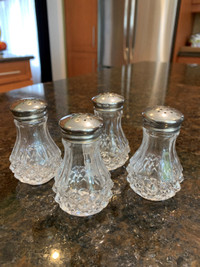 Vintage Cristal d'Arques - Durand Salt & Pepper Shaker Sets