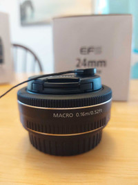 Canon EFS 24mm macro f/2.8 STM lens