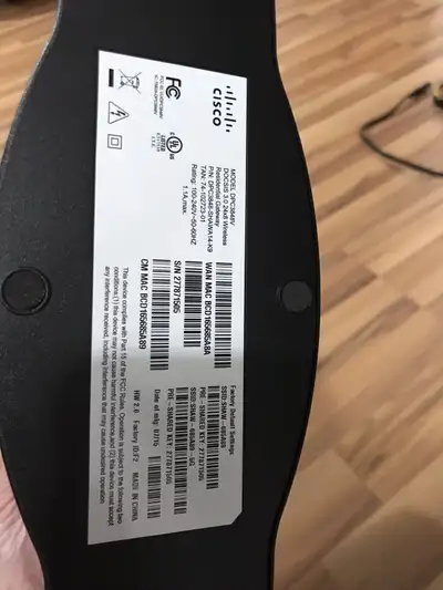 Modem Cisco DPC3848V, View more