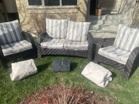 Patio furniture and covers 