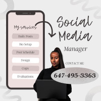Hire a Social Manager for Instagram, Facebook, TikTok andYoutube