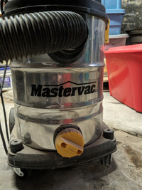 Mastervac stainless steel wet/dry vac.