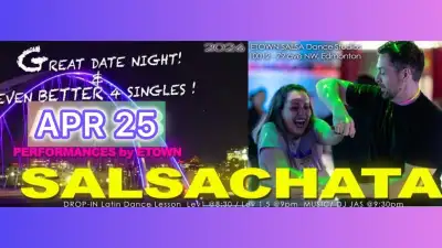 SALSACHATA LATIN DANCE SOCIAL "SALSA & BACHATA NIGHT", View more
