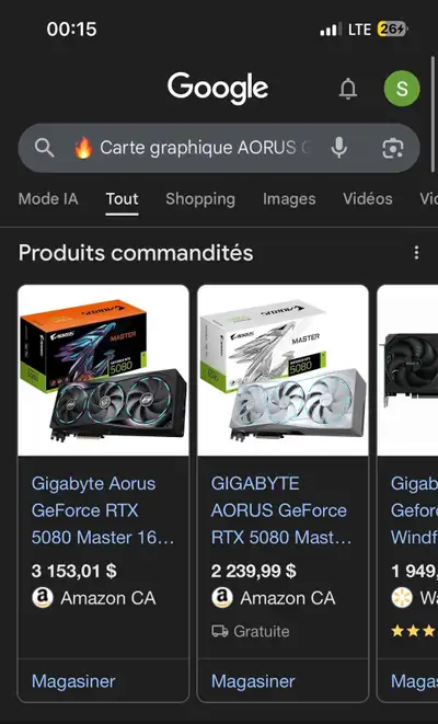 Carte graphique AORUS GeForce RTX 5080 Master – Neuve, View more
