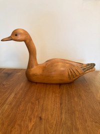 Carved Canada Goose