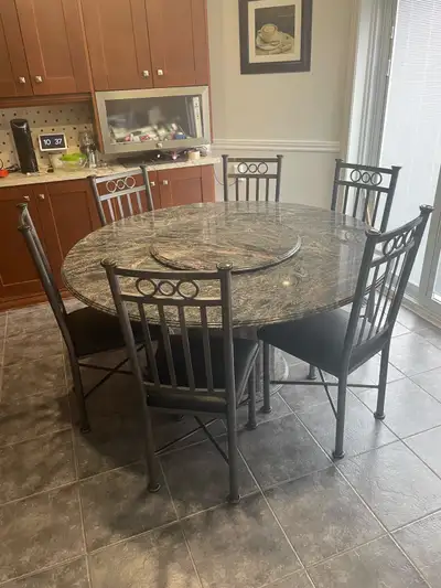 kitchen round marble table, View more