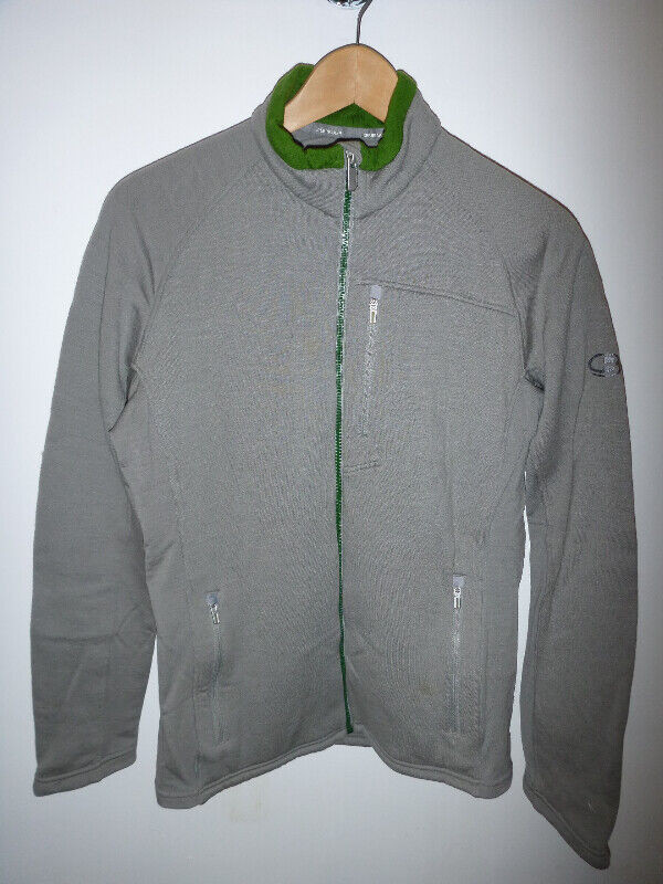 Icebreaker-Men's-Kodiak LS Zip-Fossil-Small in Fishing, Camping & Outdoors in City of Toronto