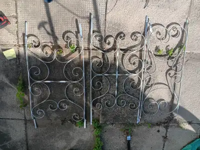 Vintage aluminum Screen door grills .$30 apiece, View more