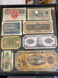 Foreign Bank Notes Over 1,000 available please ask Bill