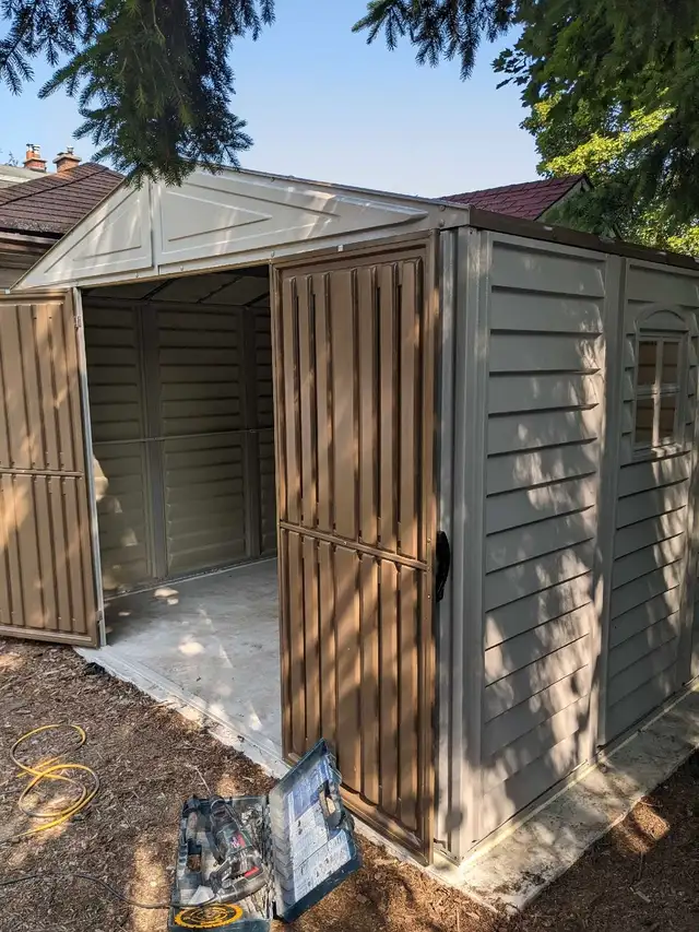 Shed installation62863727358466123