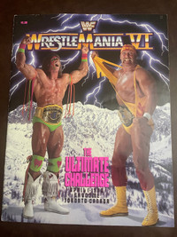 1990 WWF WWE Wrestling Wrestlemania 6 Official Program 