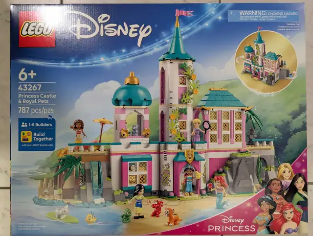 LEGO Disney 43267 Princess Castle & Royal Pets in Toys & Games in Mississauga / Peel Region - Image 2