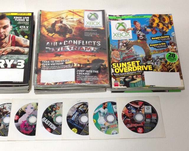 37 Official XBOX Gamer Magazines & 10 Demo Games in XBOX 360 in Winnipeg - Image 3