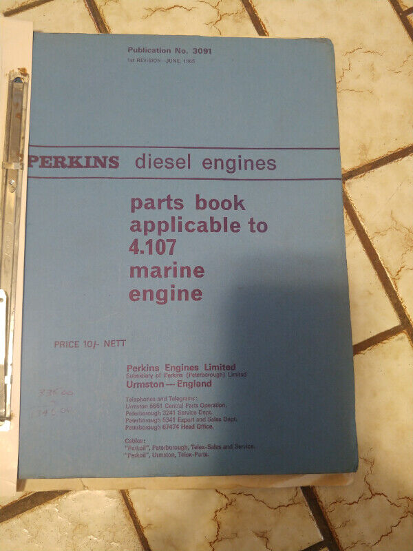 Perkins diesel marine engine manual Boat Parts, Trailers