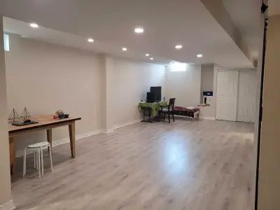 Rent 1+1 +Den + full bathroom (Clean, newly finished basement)