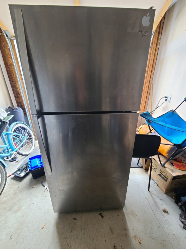 30" Inch Whirlpool Fridge Stainless Steel in Refrigerators in Barrie