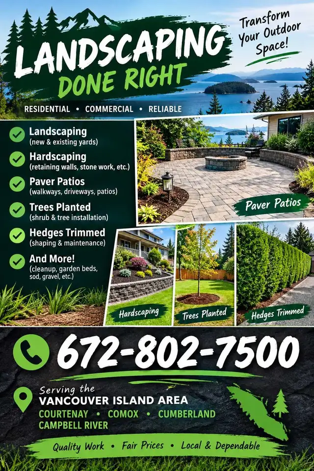 LANDSCAPING DONE RIGHT