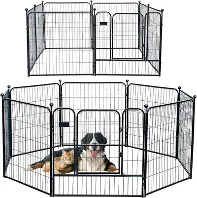 New 8-Panel 32″ Dog Playpens, View more