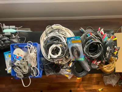 Coax AV RJ11 S-Video Phone Cables $1 each, View more