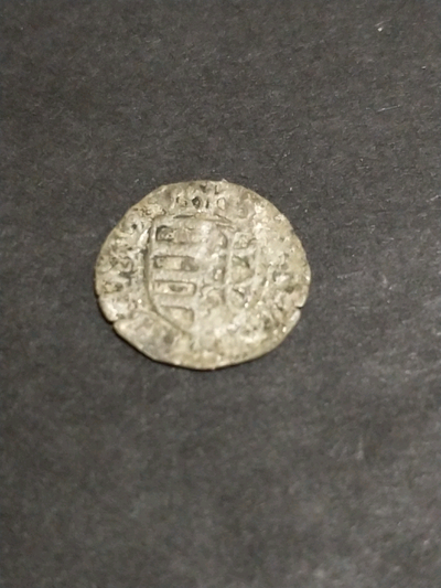 Nice, unattributed European medieval silver coin, View more
