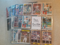 CARTES DE BASEBALL VINTAGE DE PAUL MOLITOR MILWAUKEE