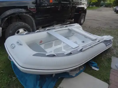 Dinghy, Engine and Davit package includes: 1 2016 9' 10" Gala RIB used only 2 years, flat bottom flo...