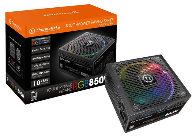 Thermaltake RGB TOUGHPOWER Grand 850W 80PLUS GOLD Modular Power in System Components in Hope / Kent
