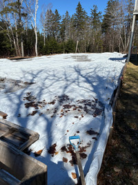 Plastic for outdoor rink