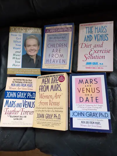 Men are From Mars, women are from Venus -  6 books by John Grey, View more