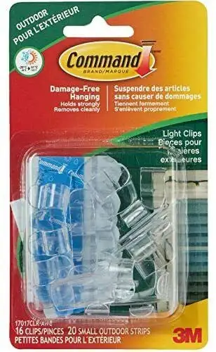 3M COMMAND OUTDOOR LIGHT CLIPS/HOOKS & PICTURE HANGING STRIPS in Storage & Organization in Mississauga / Peel Region - Image 11