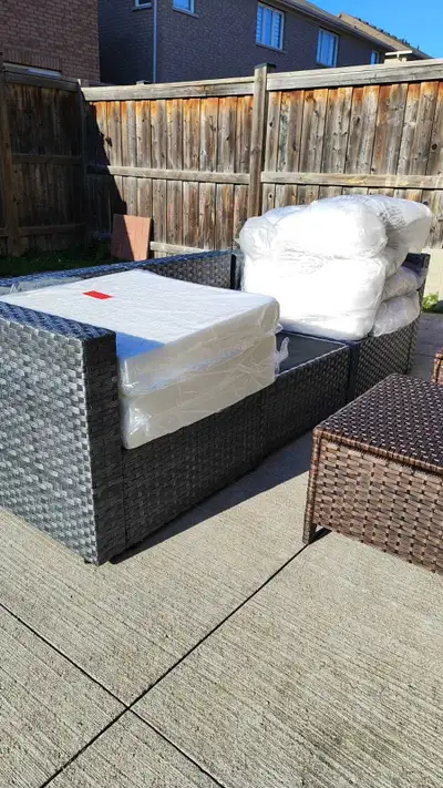 Patio Set with pillows and cushions, View more