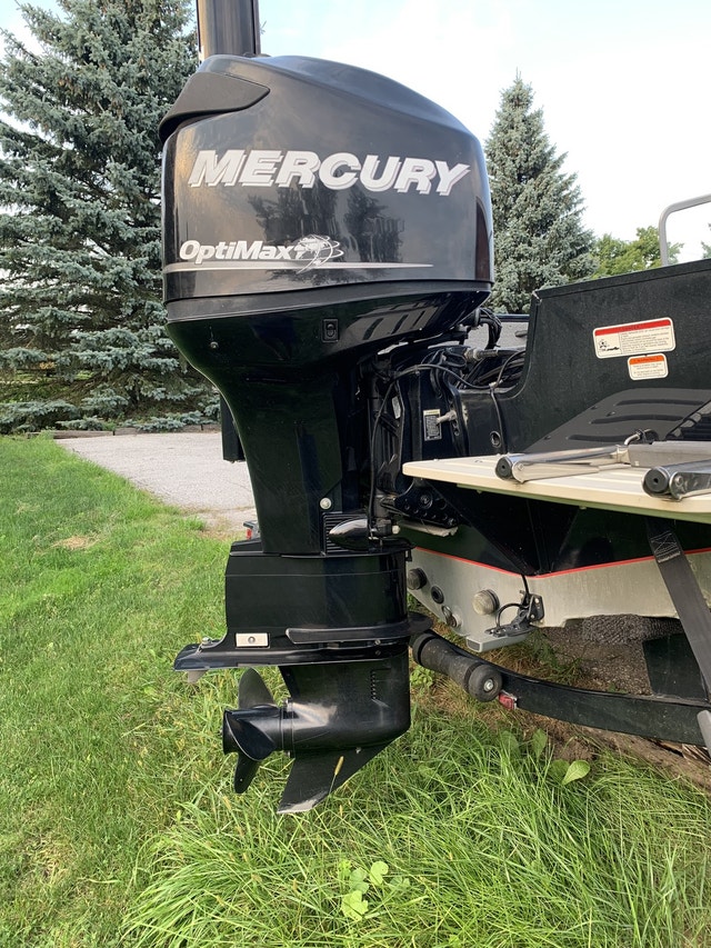 90HP Mercury OptiMax 2 Stroke (oil injection) Boat Parts, Trailers