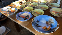 Antique Nippon Japanese handpainted pottery/ dishes / dinnerware