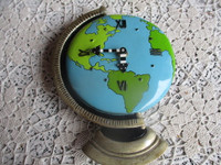 Around the World Globe Wall Clock