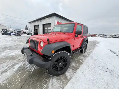 * 2015 JEEP WRANGLER SPORT * AUTOMATIC * HARD TOP * RUNNING BOARDS * LOW KMS * CERTIFIED * 3.6L V6 P...