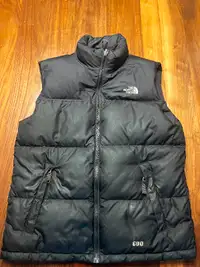 Black North Face Ski Vest Boys Size Large