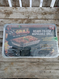 Ready To Use Disposable Grill With EZ Light Charcoal, 1.5 Hours