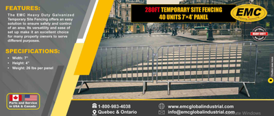 280ft Temporary Site Fencing, View more