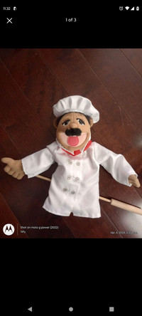 Vintage chef puppet - Melissa and Doug