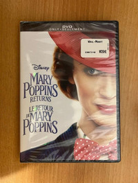 Mary Poppins Returns DVD (New).