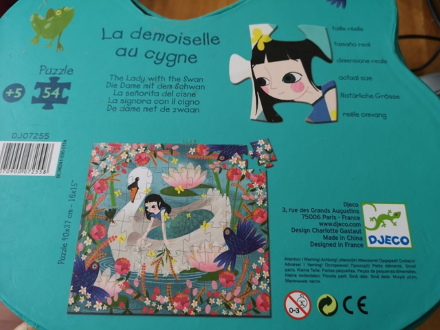 Casse-Tête Djeco  La demoiselle au cygne in Toys & Games in City of Montréal - Image 4