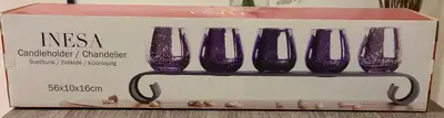 INESA Candle Holder Set of 5, View more