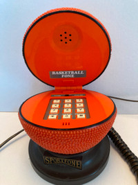 Vintage Basketball Phone Telephone Landline 80s Non-Working